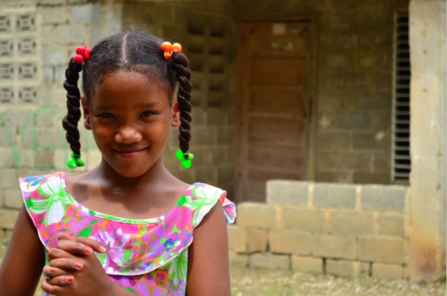 Student smiling during AVE program
